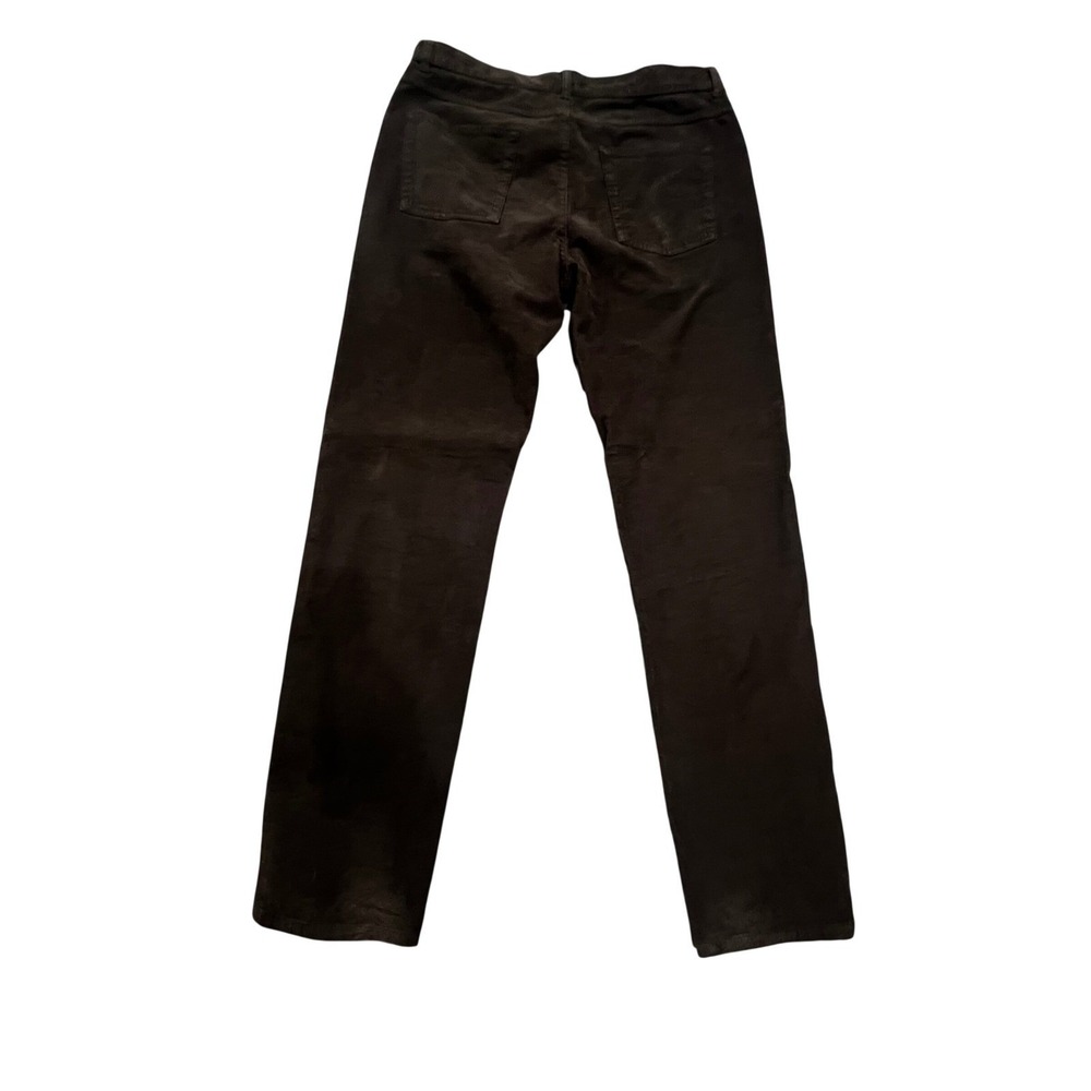 Brooks Brothers Pants Mens 34x34 Brown Corduroy Red Fleece Straight Leg - Picture 3 of 8